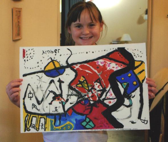 Ten year old's final painting.