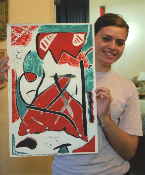 Sixteen year old's final painting.