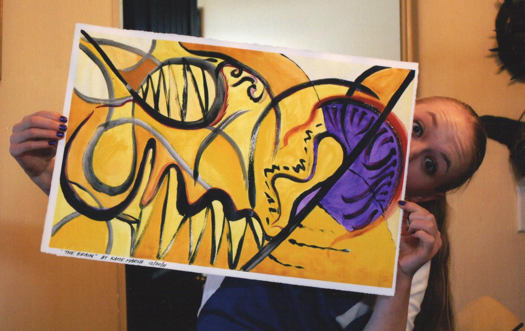 Twenty one year old's final painting.